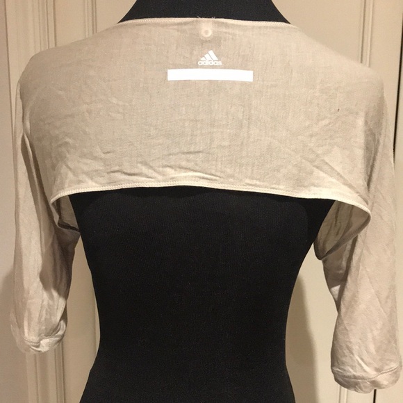 Stella McCartney 2 piece top By Adidas Medium, khaki - Picture 8 of 8